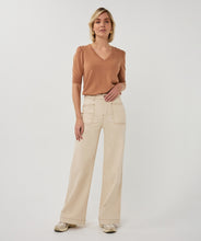 Load image into Gallery viewer, Contrast Stitch Wide Trousers
