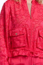 Load image into Gallery viewer, Priori punch pink zip jacket

