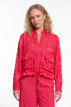 Load image into Gallery viewer, Priori punch pink zip jacket
