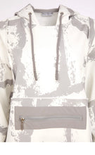 Load image into Gallery viewer, Graphic print taupe hoodie
