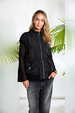 Load image into Gallery viewer, Black Sleeveless Jacket
