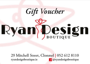 Gift Voucher | Ryan Design Boutique | Clonmel