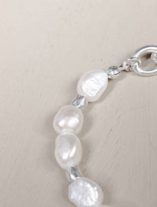 Ora bracelet silver and pearl